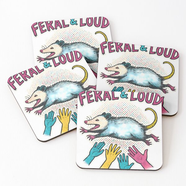 Item preview, feral and loud designed and sold by UnhingedAttire.