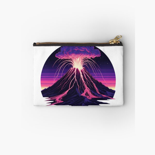 Artikelvorschau, Retro-Synthwave-Vulkan-Neon-Eruptions-Kunstdruck entworfen und verkauft von Sky-bully.
