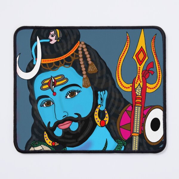 Item preview, Mahadev Powerful Artwork – Hindu Destroyer God Artistic Design designed and sold by Harshit_Digital_Arts.