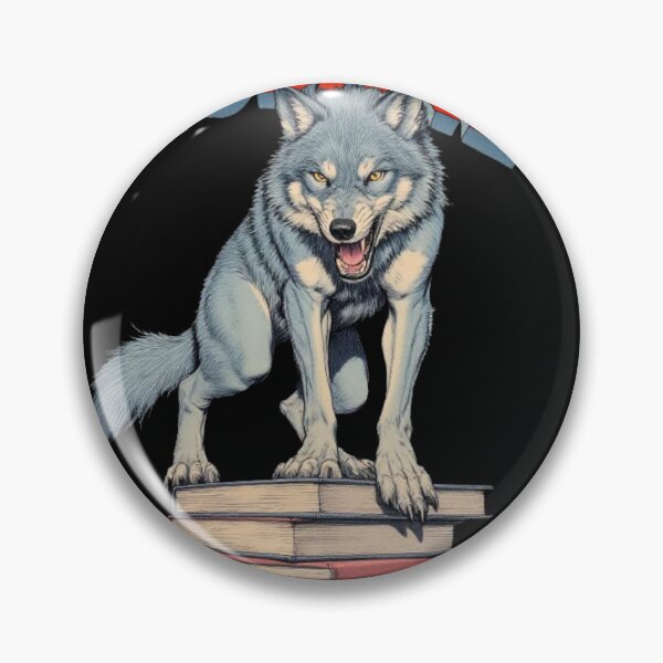 Item preview, The Wolf of Brisbane's Bookstore designed and sold by Birdie and Flynn.
