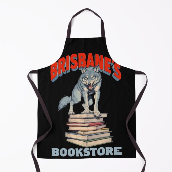 Item preview, The Wolf of Brisbane's Bookstore designed and sold by Birdie and Flynn.