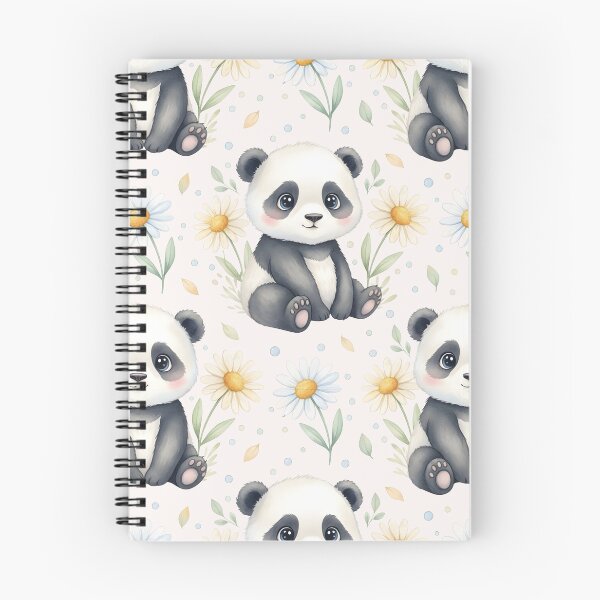 Item preview, Cute Panda with Daisy designed and sold by naragon4289.
