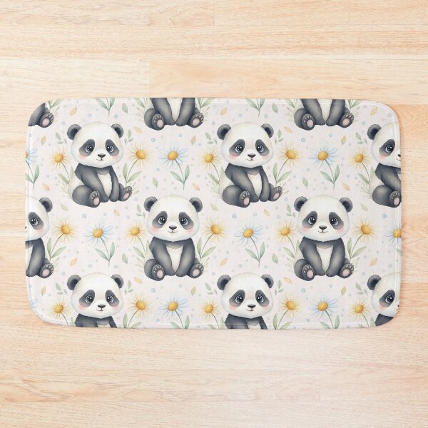 Item preview, Cute Panda with Daisy designed and sold by naragon4289.
