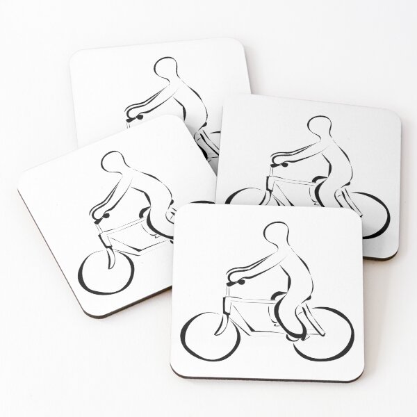 Item preview, Figura con bicicleta designed and sold by Flag75.