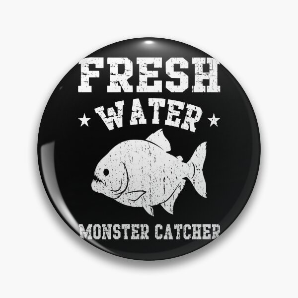 Item preview, Fresh Water Monster Catcher - Piranha Fishing Lakes and Remote Rivers Adventurer Angler designed and sold by Jt41.