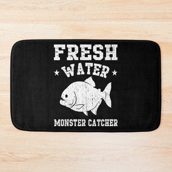 Item preview, Fresh Water Monster Catcher - Piranha Fishing Lakes and Remote Rivers Adventurer Angler designed and sold by Jt41.