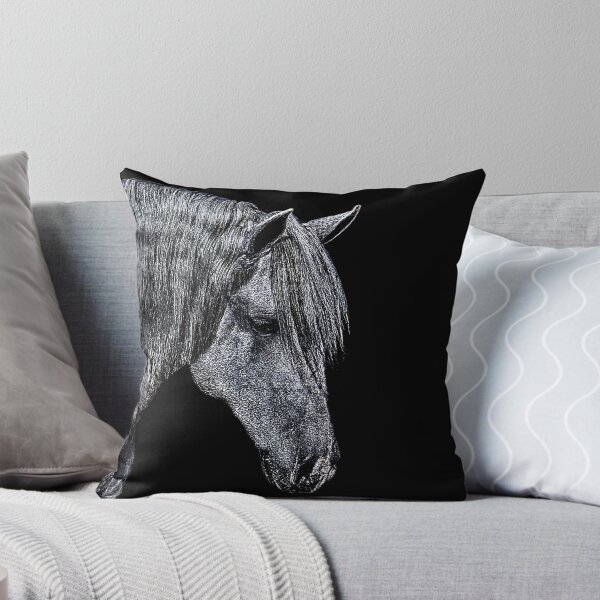 Aperçu de l'œuvre Portrait Of A Horse Fine Art Print créée et vendue par stockfineart.