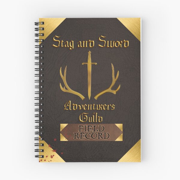 Item preview, Stag and Sword Adventurers Guild Field Record designed and sold by zacsavagelore.