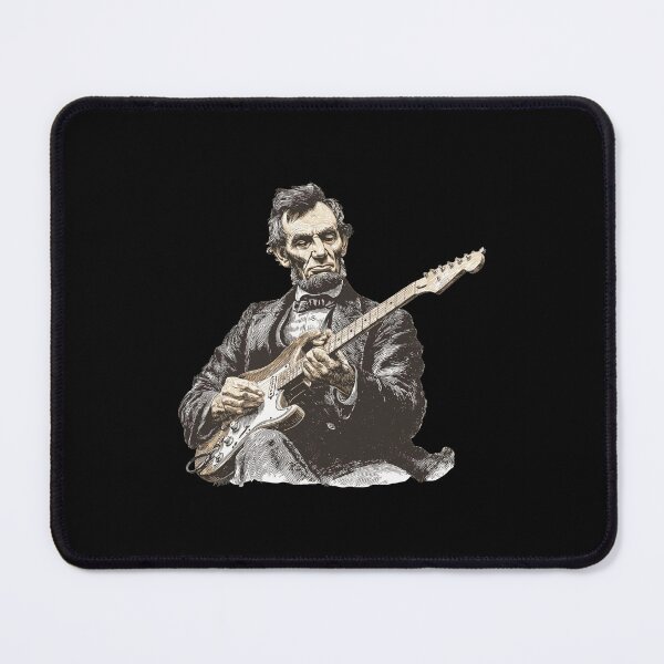 Item preview, Abraham Lincoln - Funny Abraham Lincoln Guitar, Vintage History Music, Abe Lincoln  Gift for Music Lover , 1776-2026 USA 250th Anniversary Vintage 4th of July designed and sold by Jeffasmooren.