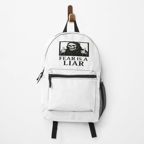Item preview, Fear Is a Liar • Grim Reaper Thumbs‑Up Art • Motivational Dark Humor Retro Design designed and sold by Bright Nest Studio.