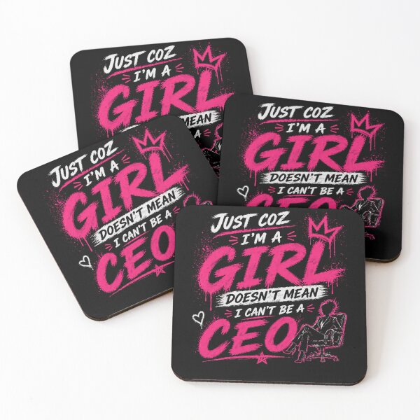 Item preview,  Just Coz I’m A Girl CEO designed and sold by StoryInCode.