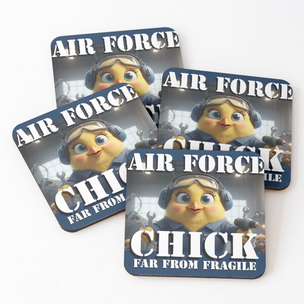 Item preview, Air Force Chick - Far From Fragile designed and sold by MyBottomShelf.