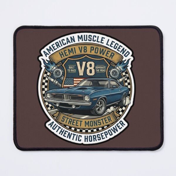 Item preview, Classic Street Monster Blue Muscle Car Sticker designed and sold by K-Vibe Design Studio.