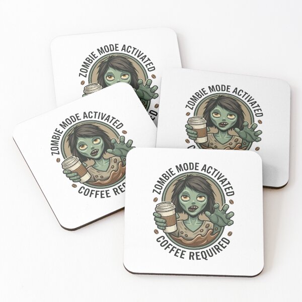 Item preview, Coffee Required Zombie Mode | Funny Caffeine Addict Gift designed and sold by PryntedLabs.