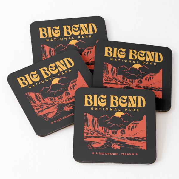 Item preview, Big Bend National Park - Big Bend National Park illustration - Rio Grande Texas   designed and sold by Jeffasmooren.