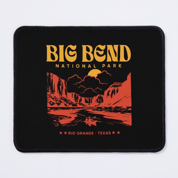 Item preview, Big Bend National Park - Big Bend National Park illustration - Rio Grande Texas   designed and sold by Jeffasmooren.