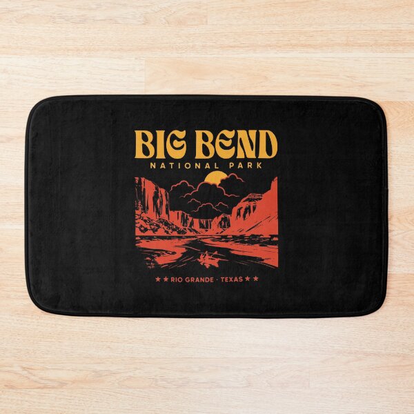 Item preview, Big Bend National Park - Big Bend National Park illustration - Rio Grande Texas   designed and sold by Jeffasmooren.