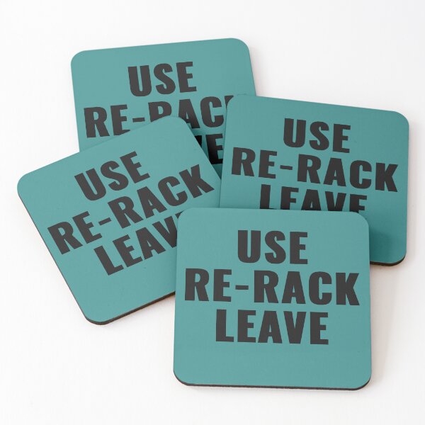 Item preview, Use. Rerack. Leave. – Gym Etiquette Typography Streetwear Design designed and sold by STYKD.