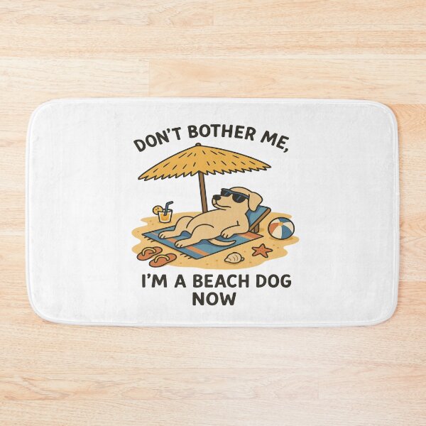 Item preview, Funny Goa Beach Dog – “Don’t Bother Me I’m a Beach Dog Now” Cute Summer Vacation Dog Design designed and sold by Globalcitytees.