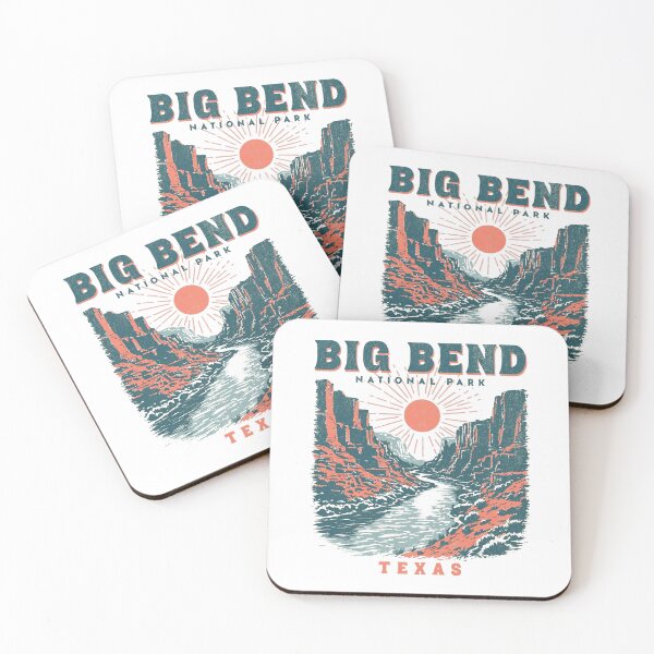 Item preview, Big Bend National Park - Big Bend National Park illustration - Rio Grande Texas   designed and sold by Jeffasmooren.