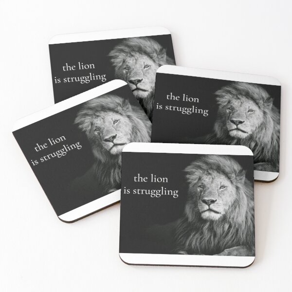 Item preview, the lion is struggling designed and sold by cloudzer0000.