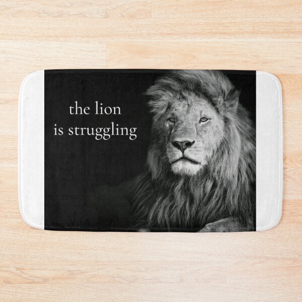 Item preview, the lion is struggling designed and sold by cloudzer0000.