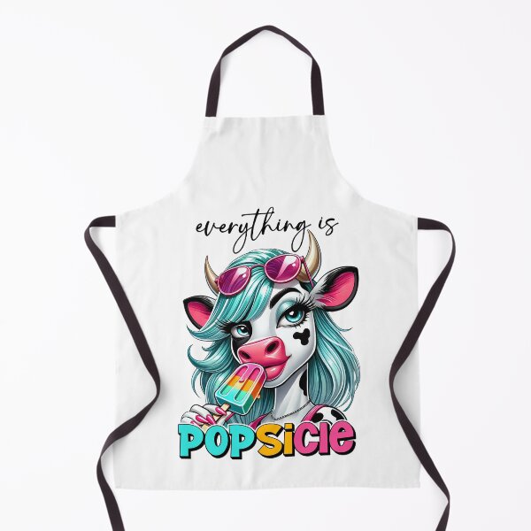 Item preview, Everything Is Popsicle Cow Summer designed and sold by FunnyTeeByMe.