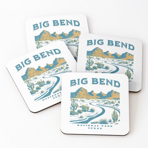 Item preview, Big Bend National Park - Big Bend National Park illustration - Rio Grande Texas   designed and sold by Jeffasmooren.