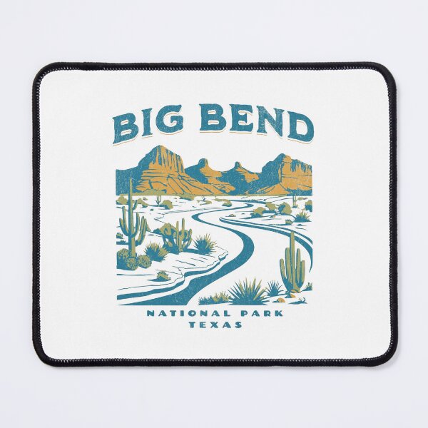 Item preview, Big Bend National Park - Big Bend National Park illustration - Rio Grande Texas   designed and sold by Jeffasmooren.
