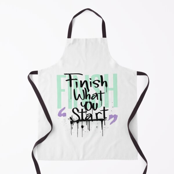 Item preview, Finish What You Start • Motivational Graffiti‑Style Quote • Bold Productivity Art designed and sold by Bright Nest Studio.