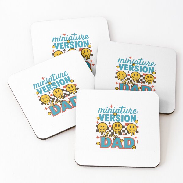 Item preview, Miniature Version of My Dad: Retro Melting Smiley Face |  Funny Toddler Design designed and sold by Colorful-Garden.