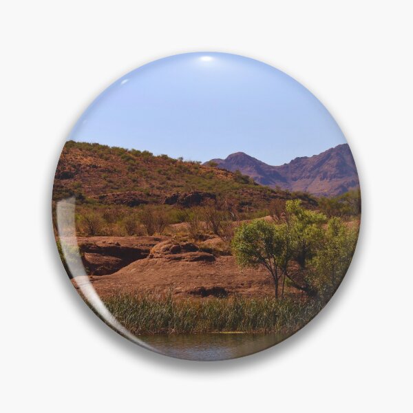 Item preview, Serene Lake with Distant Hills designed and sold by Phakade's Photos.