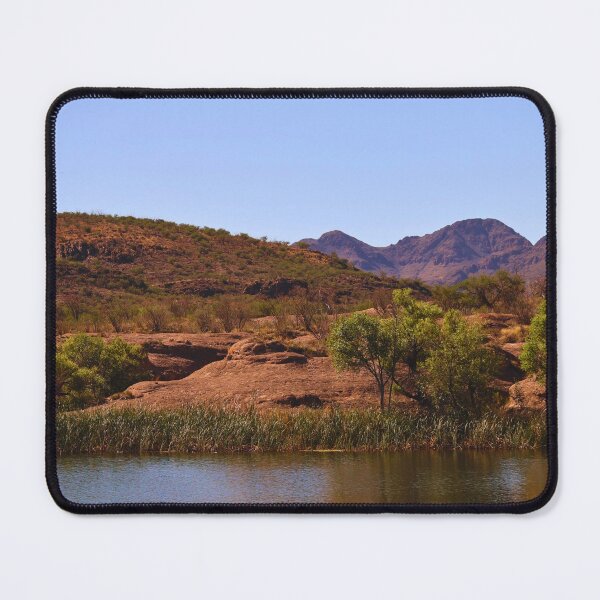 Item preview, Serene Lake with Distant Hills designed and sold by Phakade's Photos.