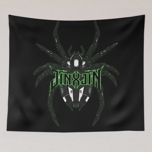 Item preview, JINXJIN Digital Web – Cyber Gothic Spider Techwear Graphic designed and sold by JINXJIN.