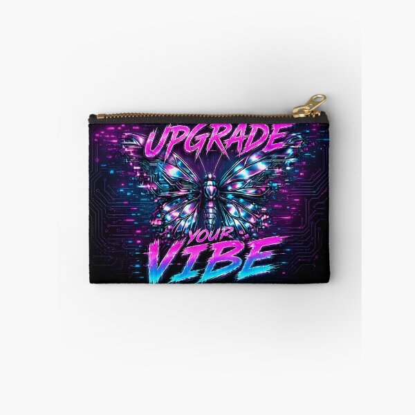 Item preview, Chrome Butterfly Glitch Art – Upgrade Your Vibe Y2K Cyberpunk Neon Aesthetic Graphic designed and sold by Cosmic Zodiac Studio.