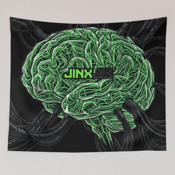Item preview, Neural Network Brain – Cyber Gothic Industrial Techwear Graphic designed and sold by JINXJIN.