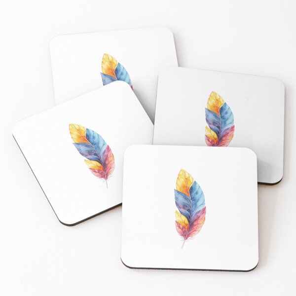 Item preview, Watercolor Feathers  designed and sold by Sweetvoilet.