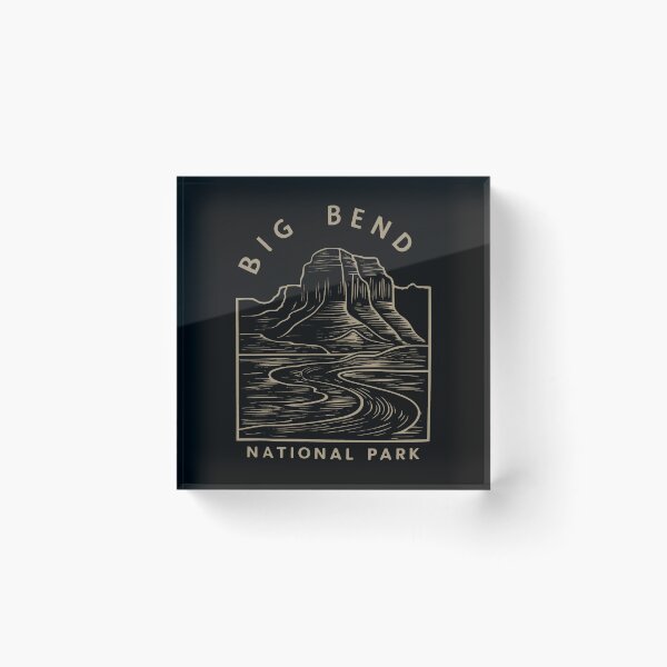 Item preview, Big Bend National Park - Big Bend National Park illustration - Rio Grande Texas   designed and sold by Jeffasmooren.