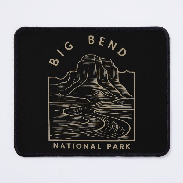 Item preview, Big Bend National Park - Big Bend National Park illustration - Rio Grande Texas   designed and sold by Jeffasmooren.
