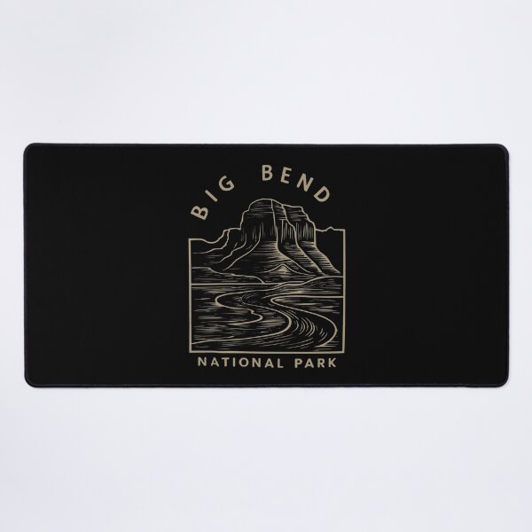 Item preview, Big Bend National Park - Big Bend National Park illustration - Rio Grande Texas   designed and sold by Jeffasmooren.