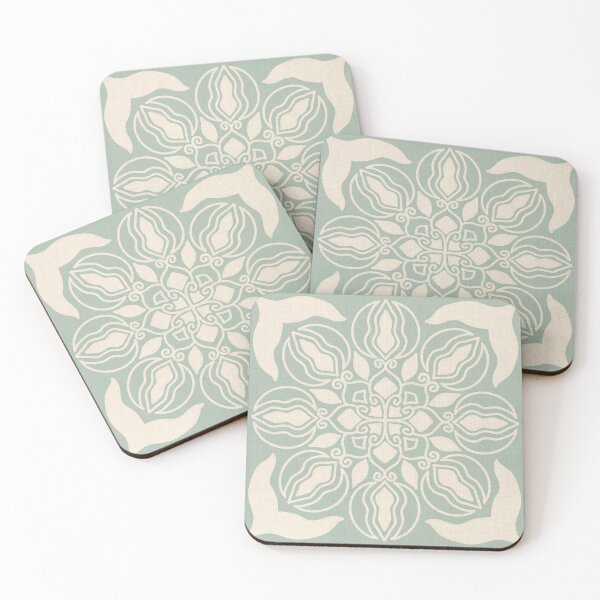 Item preview, Sage Floral Mandala designed and sold by fernorastudio.