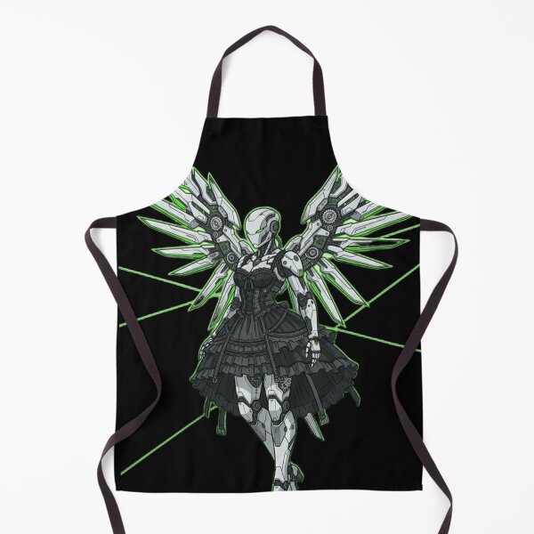 Item preview, Android Angel – Cyber Gothic Winged Techwear Graphic designed and sold by JINXJIN.