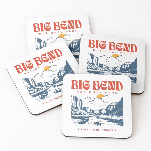 Item preview, Big Bend National Park - Big Bend National Park illustration - Rio Grande Texas   designed and sold by Jeffasmooren.