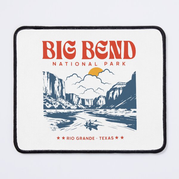 Item preview, Big Bend National Park - Big Bend National Park illustration - Rio Grande Texas   designed and sold by Jeffasmooren.