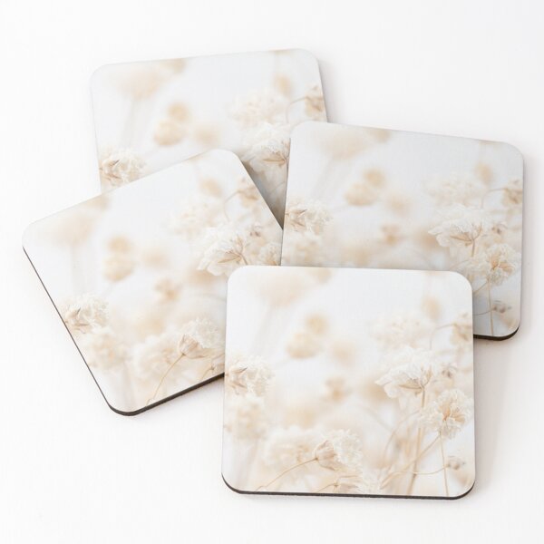 Item preview, Gypsophila elegant vintage beige small flowers with natural blur background macro designed and sold by TanalyFlowers.