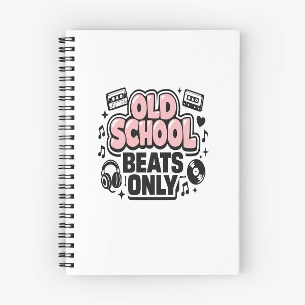 Item preview, Old School Beats Only • Retro Music Art with Cassettes & Vinyl • Vintage Audio Vibes designed and sold by Bright Nest Studio.