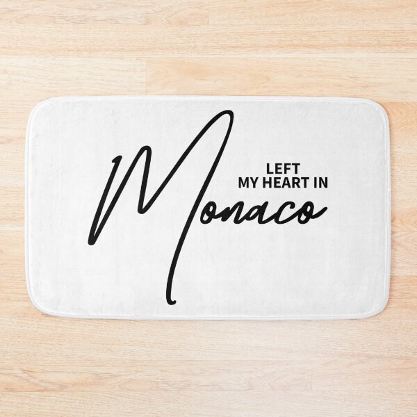 Item preview, Left My Heart In Monaco - Aesthetic Riviera Travel Quote designed and sold by ReggieDior.