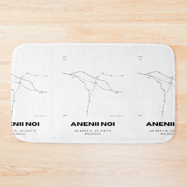 Item preview, Anenii Noi Moldova Minimalist Map Poster | Modern City Street Map Art designed and sold by RM-Journey.