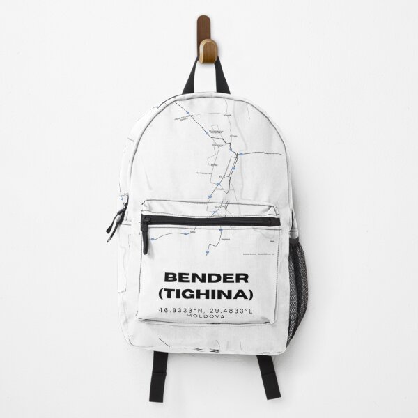 Item preview, Bender (Tighina) Moldova Minimalist Map Poster | Historic City Map Art designed and sold by RM-Journey.