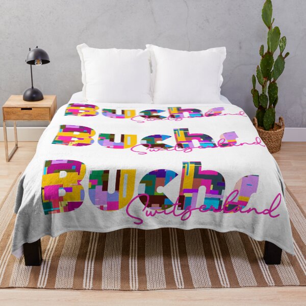 Artikelvorschau, Buchs, Schweiz, Lebendige abstrakte Stadttypografie entworfen und verkauft von Wanderful-roads.